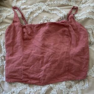 Abercrombie & Fitch crop strap tank